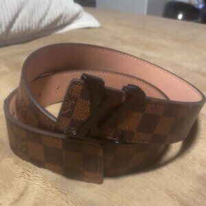 Louis Vuitton Belt Brown + tan, Brown Buckle